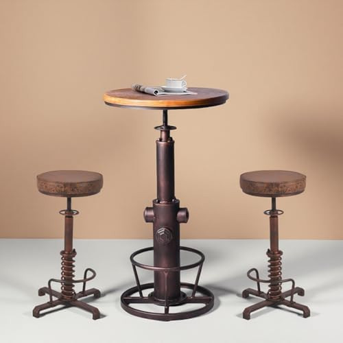 Piece industrial bar - industrial, table