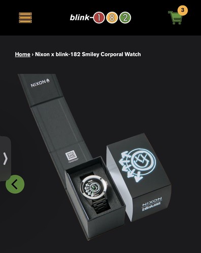 Nixon blink 182 smiley - nixon,
