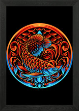 Arowana fish Framed Wall Art