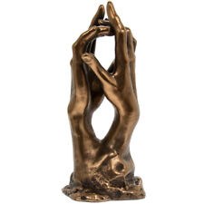 SALE Rodin Style Bronzed Hands Sculpture Ideal 8th Bronze Anniversary Gift