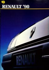 280800) Renault model range including Alpine V6 brochure 08/1989