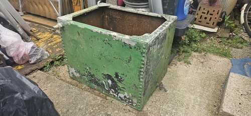 Vintage galvanized riveted - vintage,