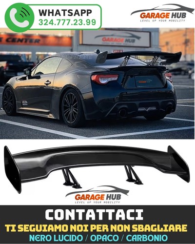 Rear spoiler racing car - gt,