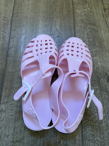 Pink plastic jelly - plastic,