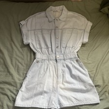 Zara Denim Romper/Jumpsuit