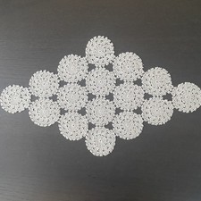 Vintage Handmade Crochet Table