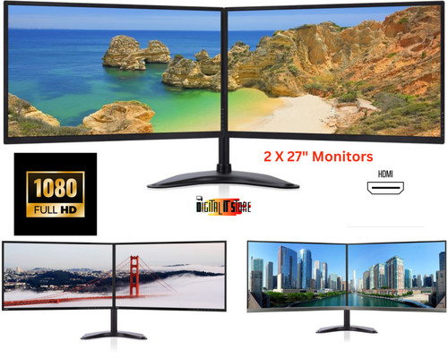 Dual monitor screen - monitor,
