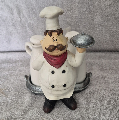 Ceramic chef figurine - chef,