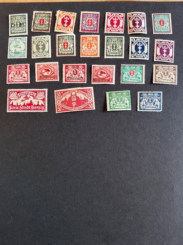 Stamps danzig germany mint - stamps,