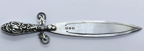 Antique sterling silver sword - sterling,