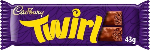 Cadbury twirl 43g - x, bars