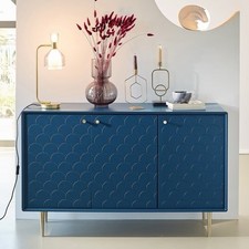 LA REDOUTE Luxore Buffet Sideboard In Prussian Blue RRP £519
