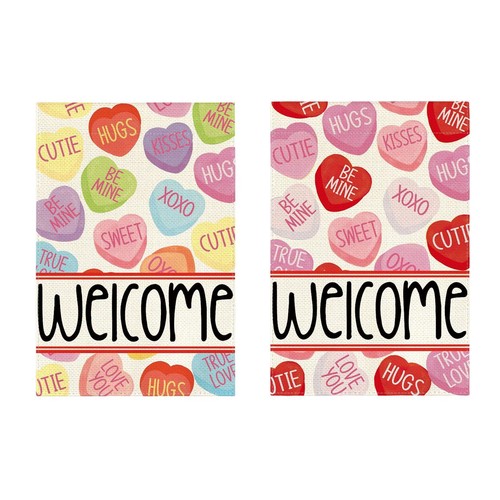 Valentine day garden flag - garden,