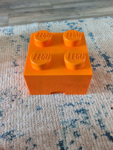 Vintage lego bright orange - lego, 2x2