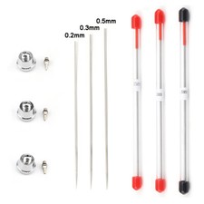 0.2-0.5mm Airbrush Needle Nozzle & Nozzle Cap Set Airbrush Spray Gun Accessories