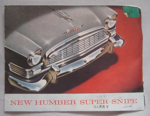 New humber super snipe fold - super,