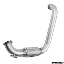 2.5" STAINLESS DECAT DOWN PIPE EXHAUST DE CAT FOR FORD FIESTA MK6 1.6 TDCI 04-08