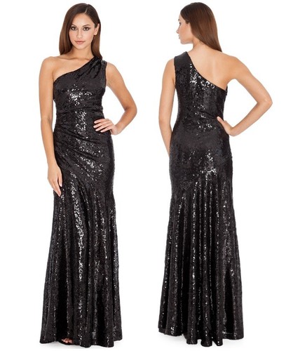 Womens dress black maxi party - dress,