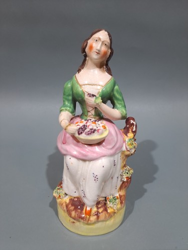 Antique staffordshire figure - staffordshire,