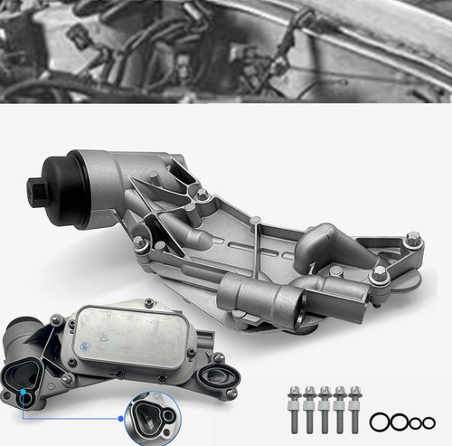 Replace oil cooler housing - cooler, &