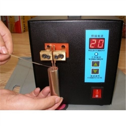 Hand held spot welder - hand-held, machine