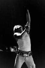 George Michael performs during