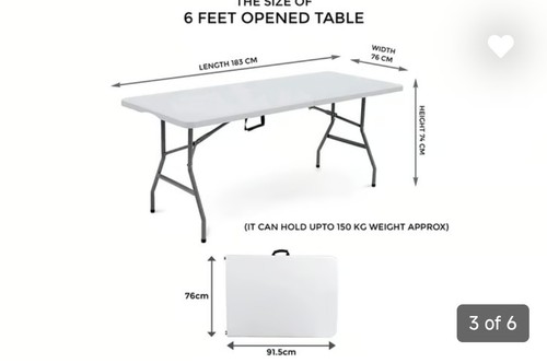 Keplin 6ft portable folding - portable,