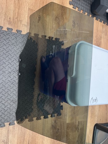 Right rear door window glass - right,