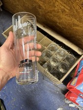 12 X Carling Pint Glasses