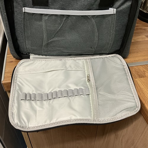 Portable knitting tote bag - portable,