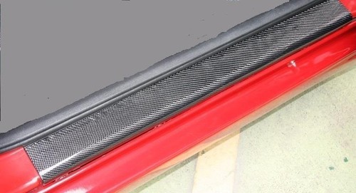 Carbon fibre effect boot rear - fibre,