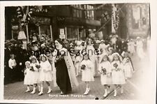 1922 Preston Guild Week Parade Real Photo Postcard unposted