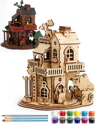 Boozuu wooden treehouse - 3d,