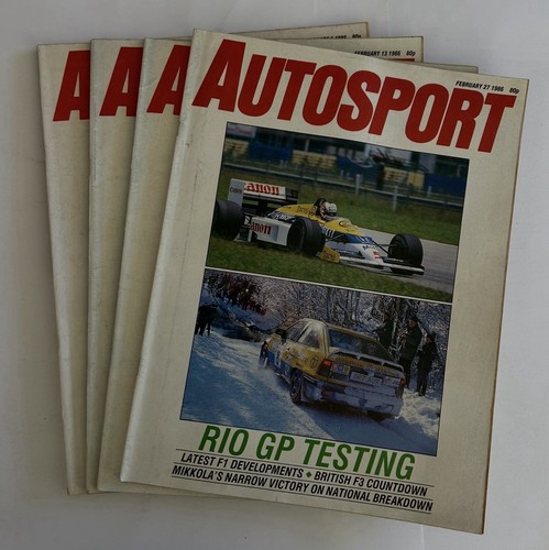 Autosport magazine 4 - x,