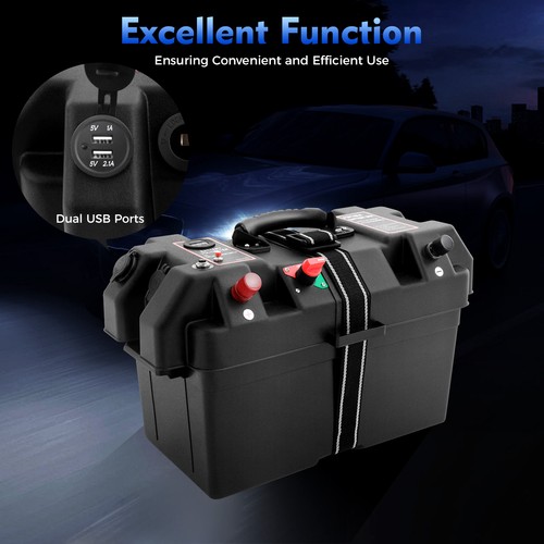 Large leisure battery box - large, with