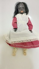 Rare Black Bisque Head Doll