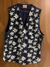 Men’s Cotton waistcoat - Size 58 (Italian) / About 2-3XL. Italian Brand-Bob.blue