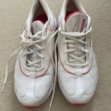 Women's Reebok White Pink DMX Ride Leather Trainers UK 8 USA 10