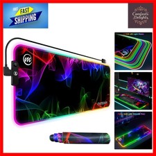 Vibrant RGB Gaming Mouse Mat