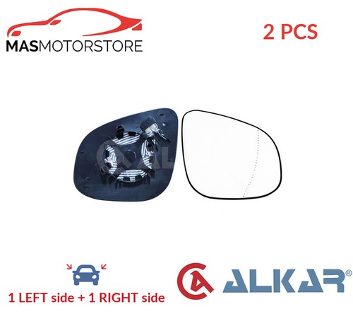 Rear view mirror glass pair - rear,