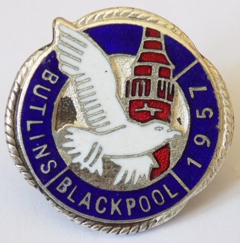 Butlins holiday camp badge - butlins,