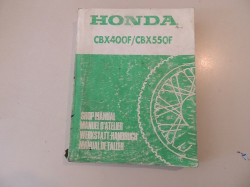 Honda cbx 400 - f, workshop