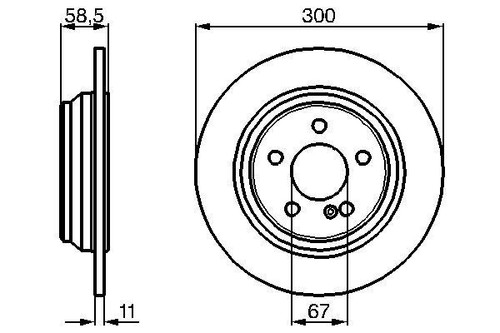 New brake disc - new, for