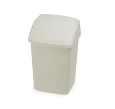 SWING TOP LID PLASTIC RUBBISH