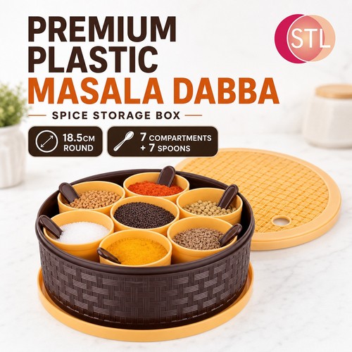 Premium plastic masala dabba - premium,