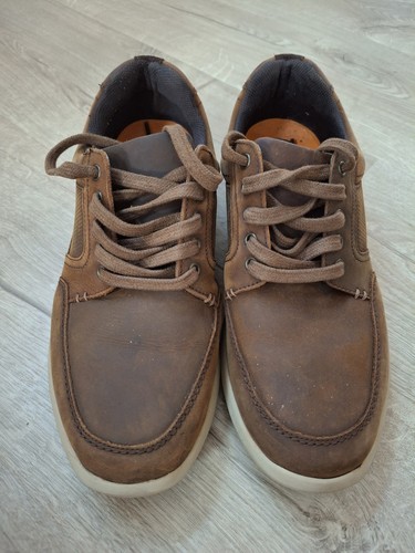 Mens brown nubuck - mens, leather