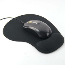 Gel Mouse Pad with Wrist Support | Anti-Slip Mat for PC & Laptop Use|Black&Blue