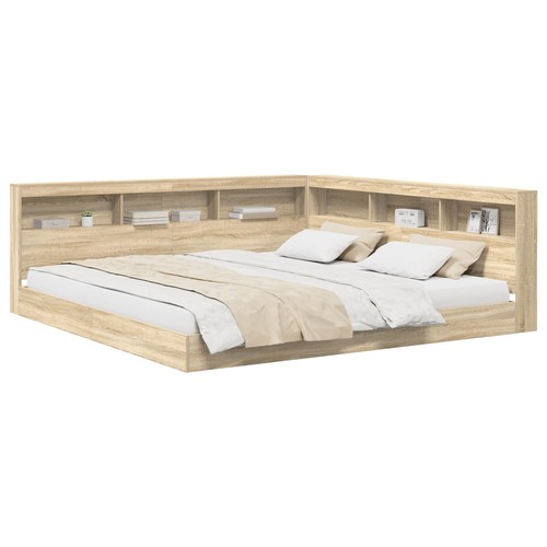 Bookcase bed with shelf - with,