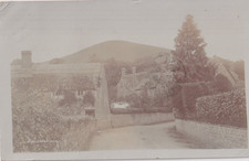 SYMONDSBURY (DORSET) RP POSTCARD  PUBLISHER UNKNOWN POSTED 1909