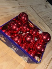 Vintage Glass Baubles X16